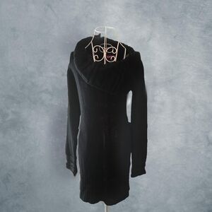 Black Cowl Neck Sweater